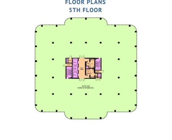 5945-5955 Airport Rd, Mississauga, ON à louer Plan d’étage- Image 1 de 1