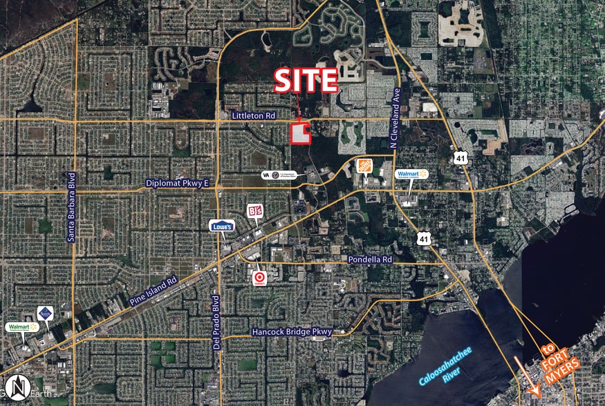 0 24th Ter, Cape Coral, FL for sale - Aerial - Image 3 of 4