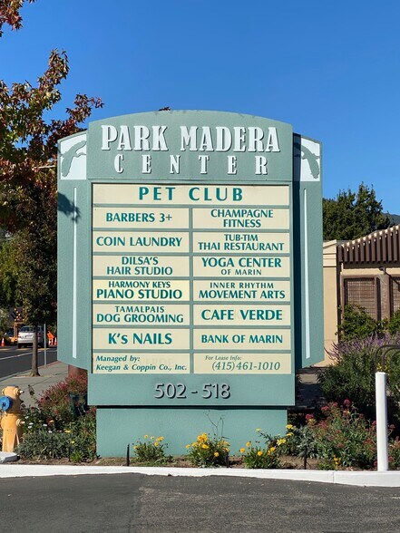 502-518 Tamalpais Dr, Corte Madera, CA à louer - Photo du bâtiment - Image 3 de 8