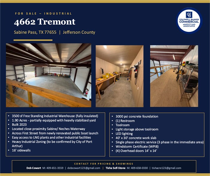 4662 Tremont St, Sabine Pass, TX à vendre - Photo du bâtiment - Image 2 de 5