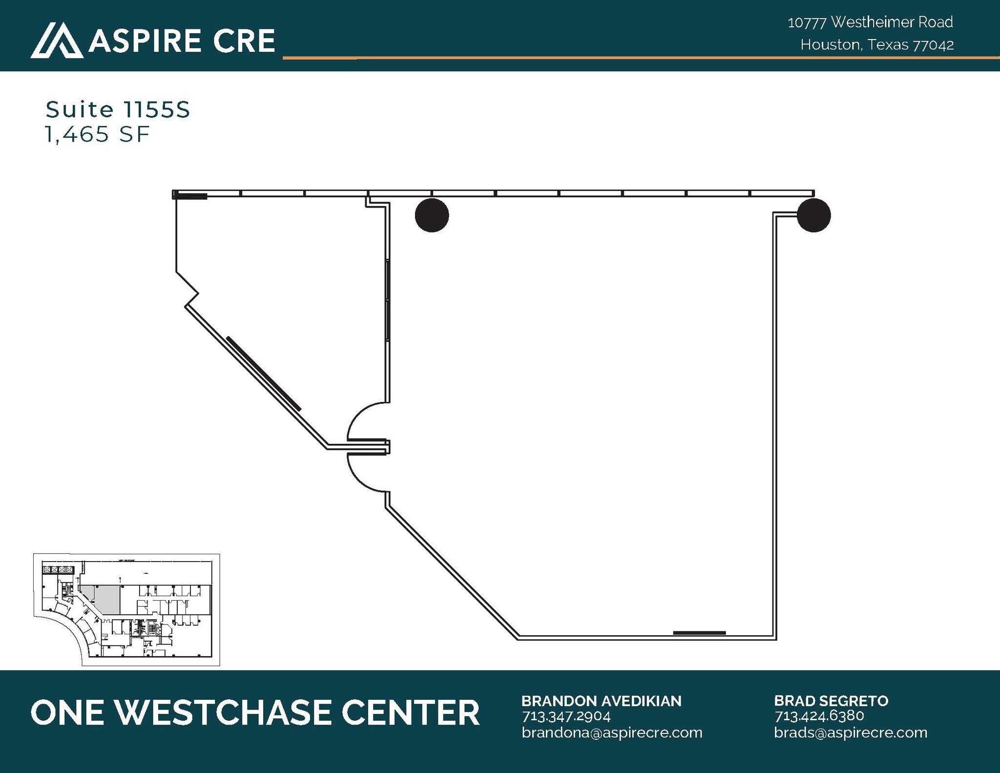 10777 Westheimer Rd, Houston, TX for lease Floor Plan- Image 1 of 2