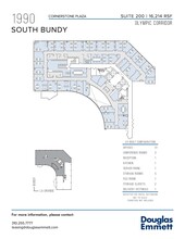 1990 S Bundy Dr, Los Angeles, CA à louer Plan d  tage- Image 2 de 2