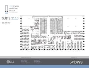 222 S Riverside Plz, Chicago, IL à louer Plan d’étage- Image 1 de 1