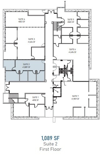 5677 Oberlin Dr, San Diego, CA 92121 - Unit 2 -  - Floor Plan - Image 1 of 1