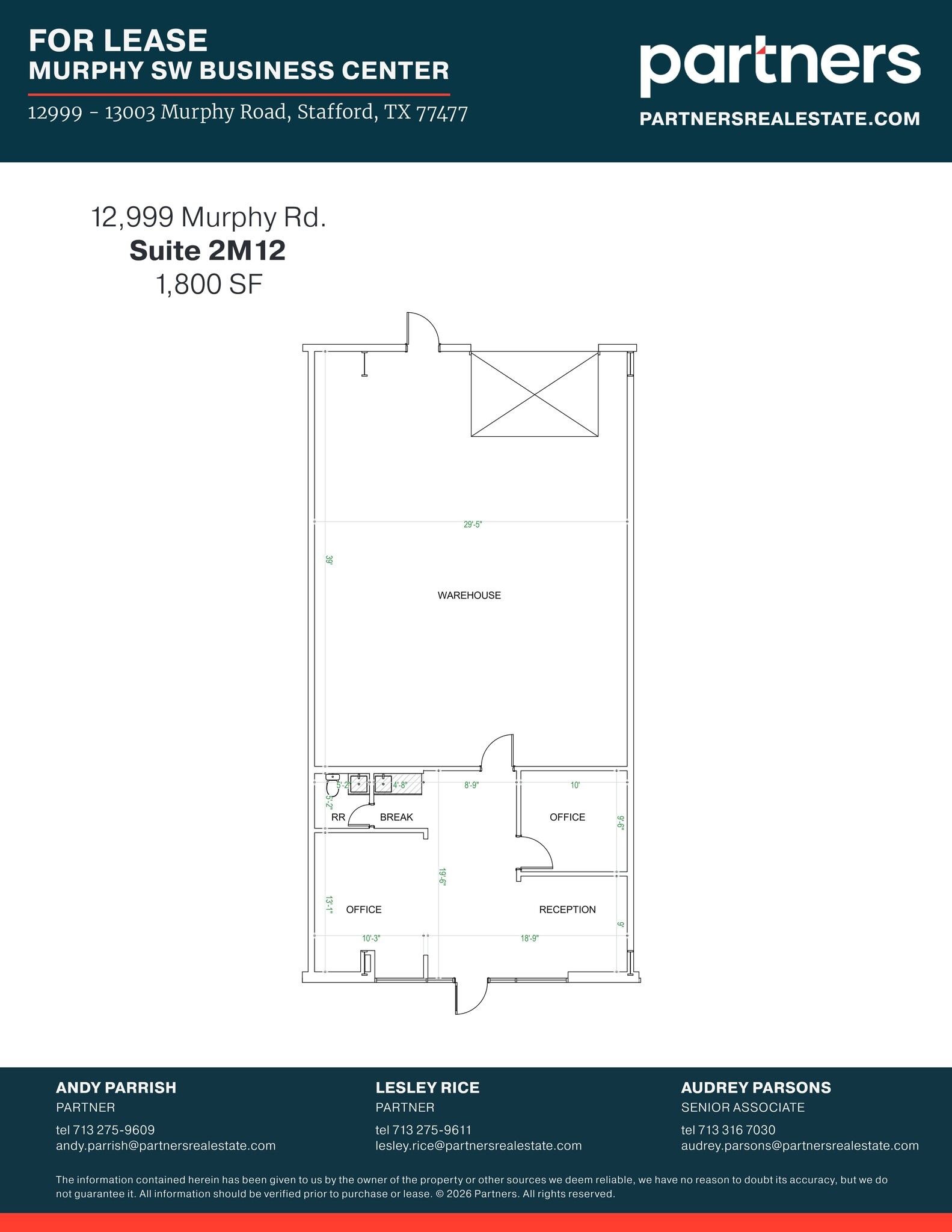 12999-13003 Murphy Rd, Stafford, TX for lease Site Plan- Image 1 of 1