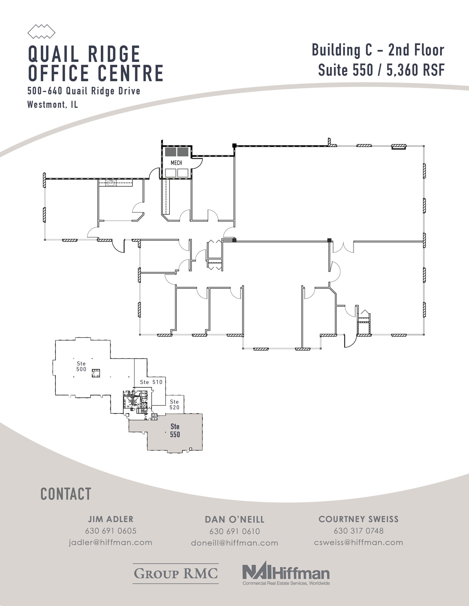 300-490 Quail Ridge Dr, Westmont, IL for lease Floor Plan- Image 1 of 1