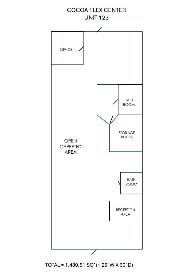 3815 N US Hwy 1, Cocoa, FL for lease Floor Plan- Image 1 of 1