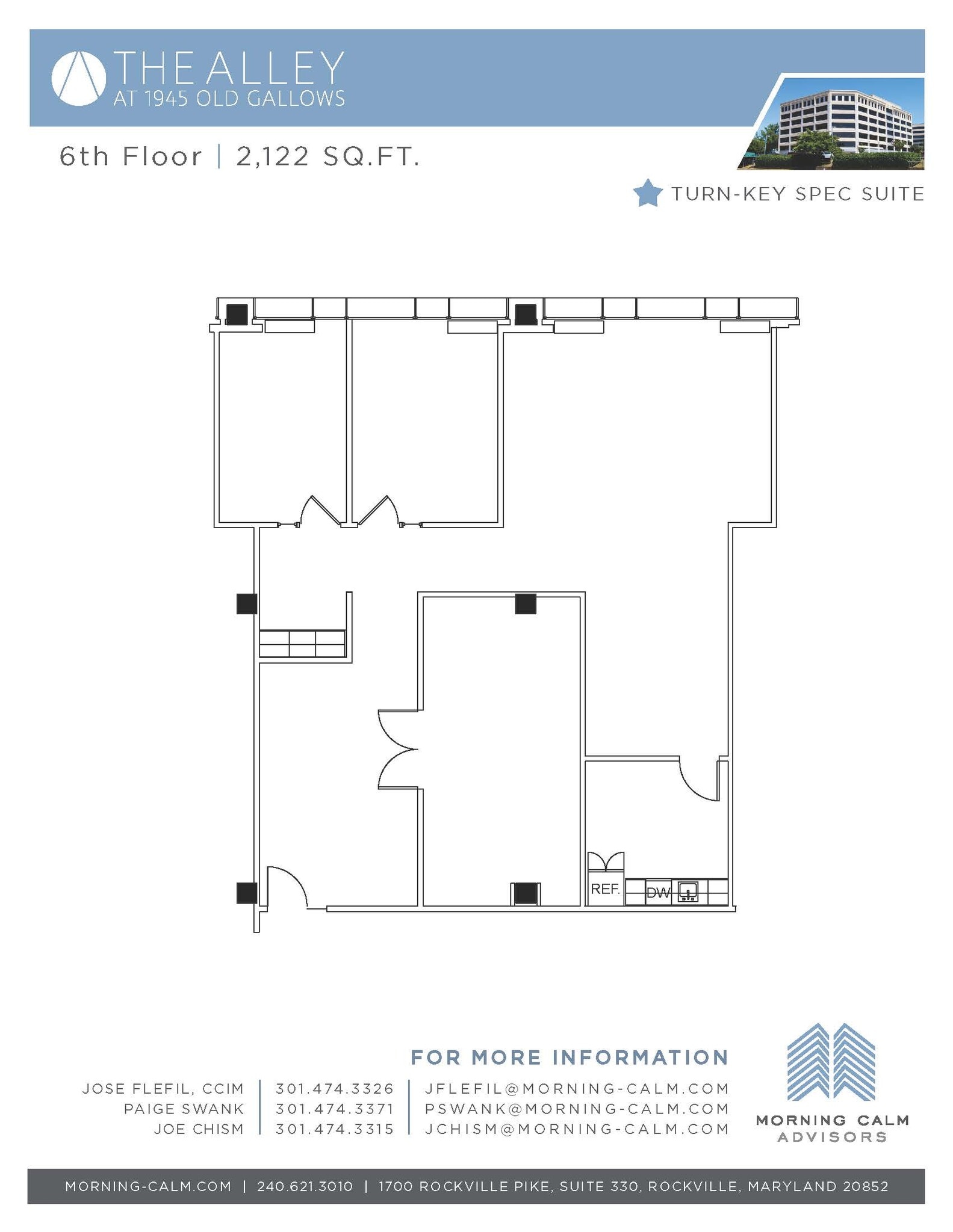 1945 Old Gallows Rd, Vienna, VA for lease Floor Plan- Image 1 of 1