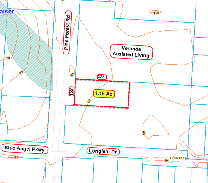 6980 Pine Forest Rd, Pensacola, FL à vendre - Plan cadastral - Image 1 de 1