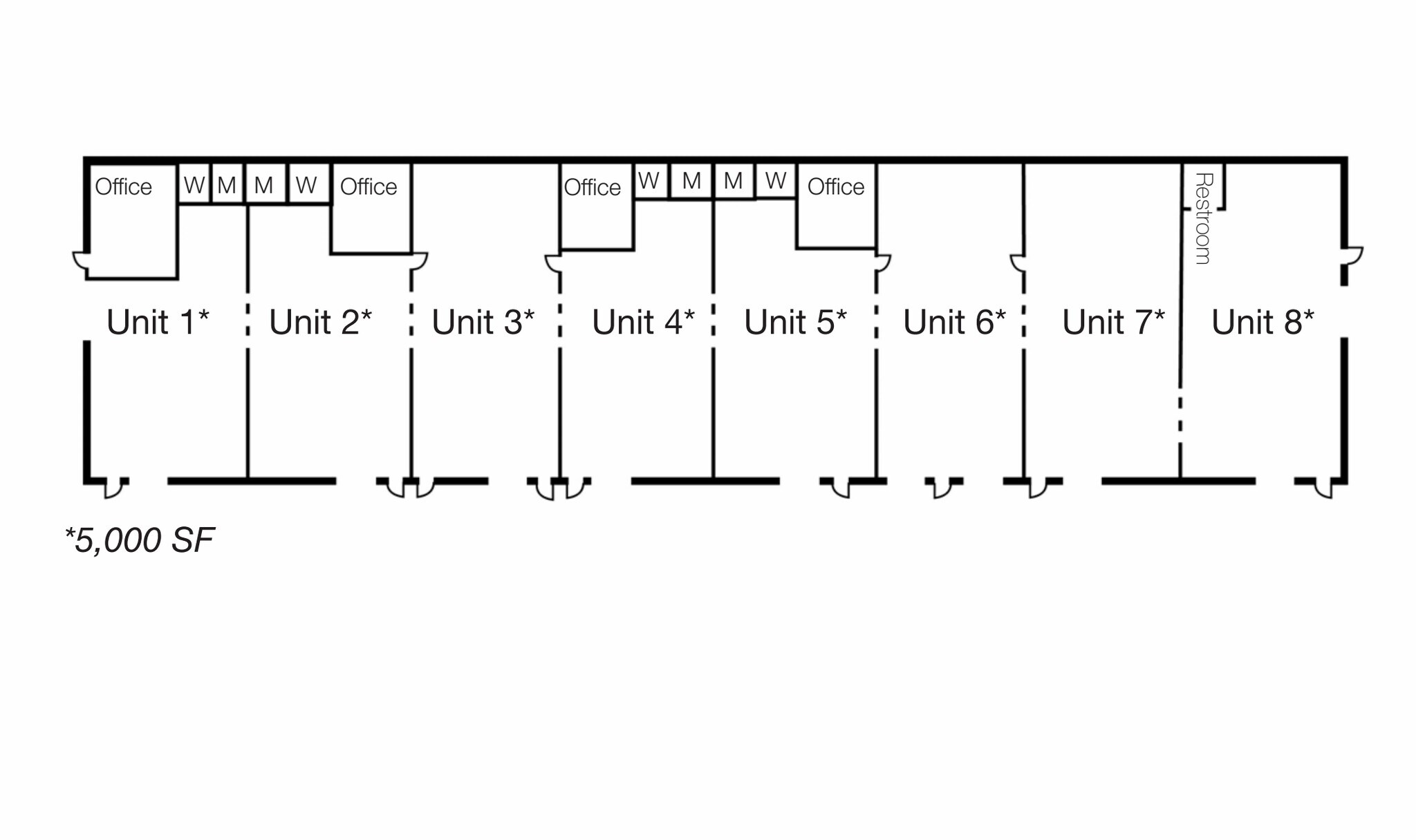 1217-1227 Norton Rd, Hudson, OH for lease Floor Plan- Image 1 of 2