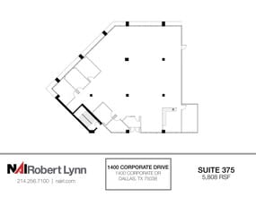 1400 Corporate Dr, Irving, TX for lease Floor Plan- Image 1 of 2