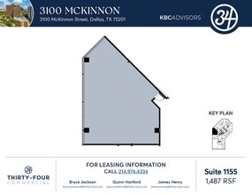 3100 McKinnon St, Dallas, TX à louer Plan d’étage- Image 1 de 1