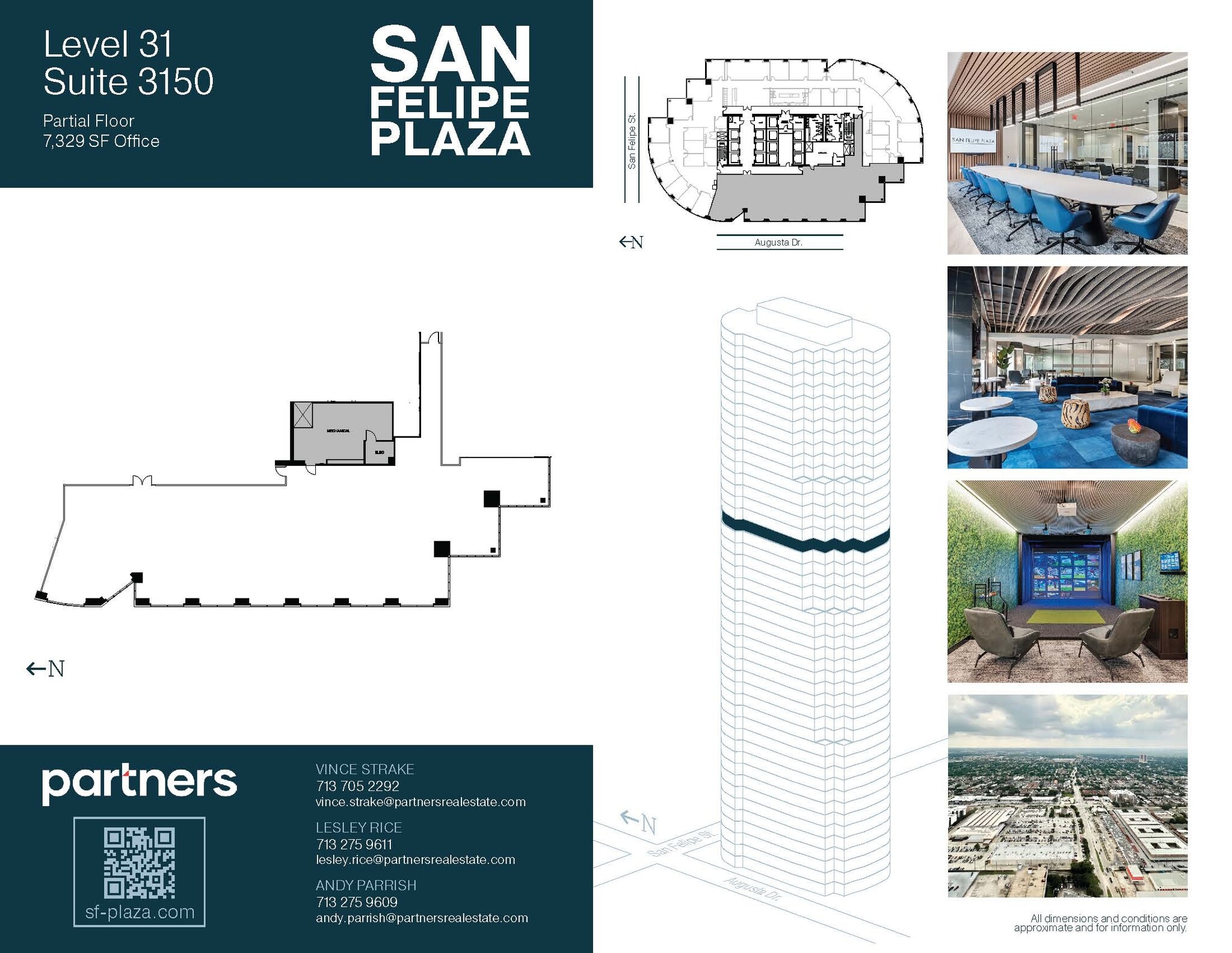 5847 San Felipe St, Houston, TX for lease Floor Plan- Image 1 of 2