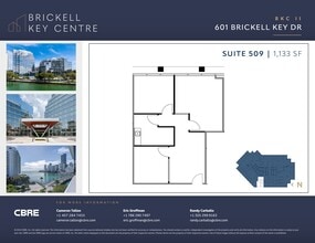 501 Brickell Key Dr, Miami, FL for lease Site Plan- Image 1 of 1