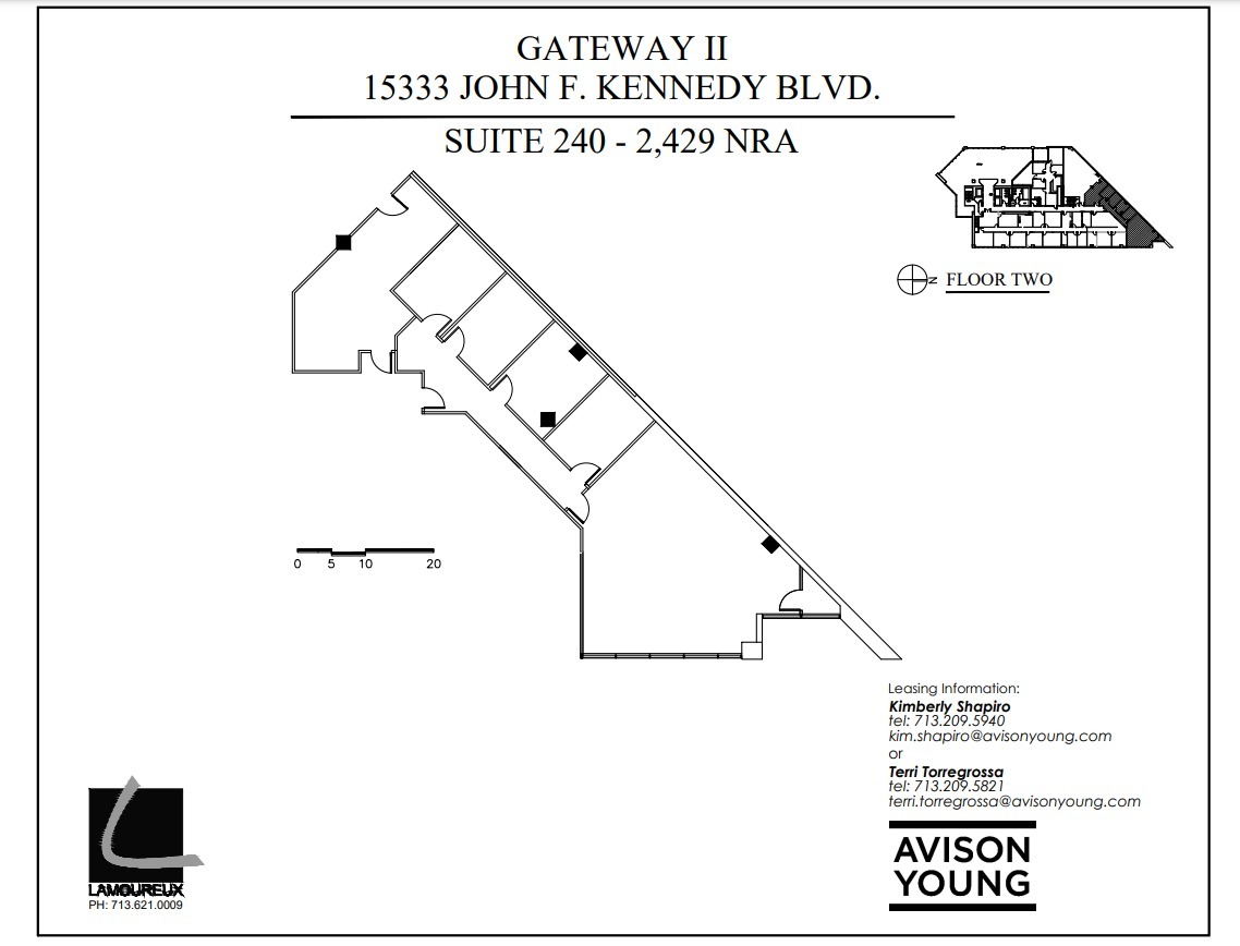 15333 John F Kennedy Blvd, Houston, TX for lease Floor Plan- Image 1 of 2