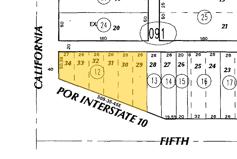 514 N California Ave, Beaumont, CA for sale Plat Map- Image 1 of 1