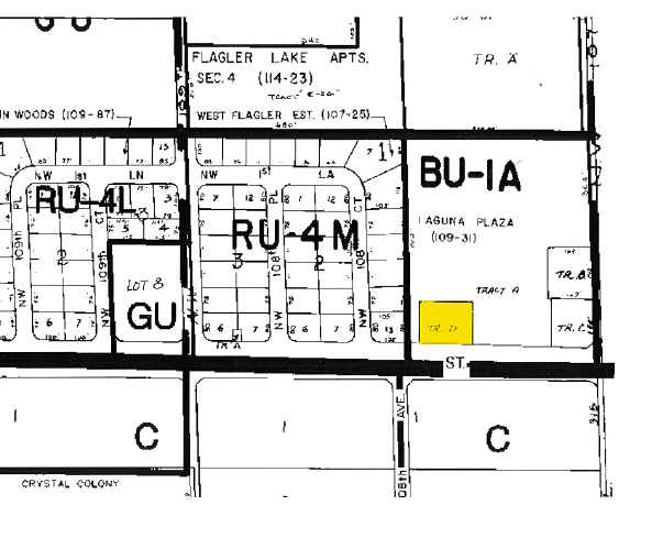 10711-10771 W Flagler St, Miami, FL à louer - Plan cadastral - Image 2 de 8