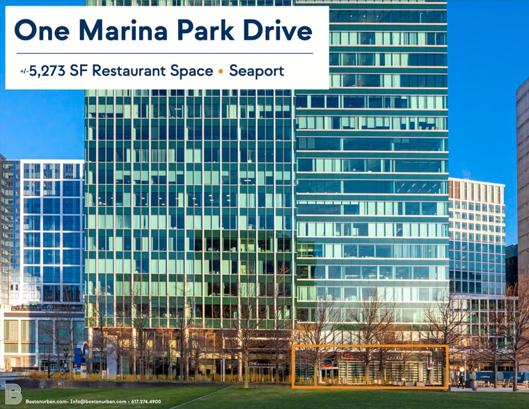 1 Marina Park Dr, Boston, MA à louer - Photo du bâtiment - Image 1 de 4