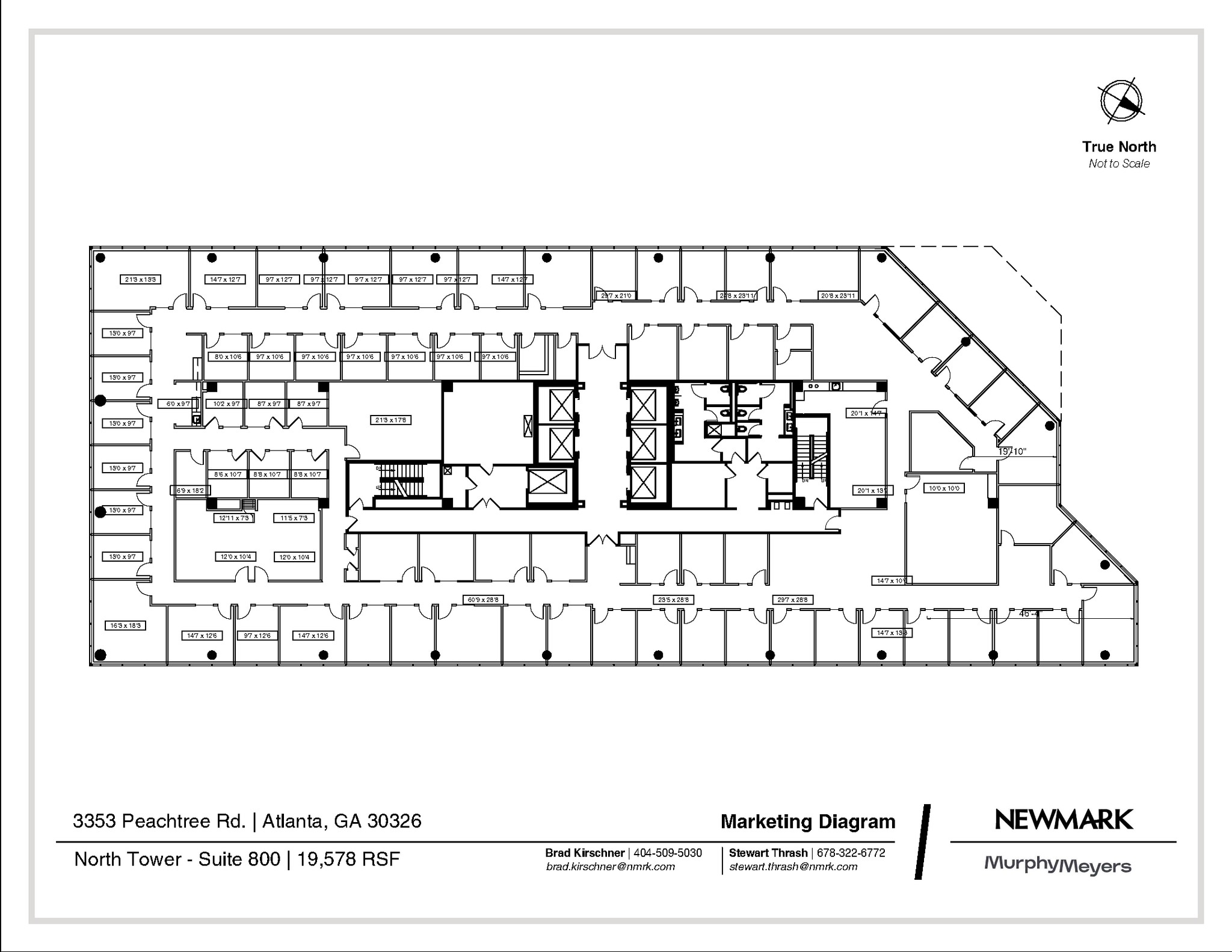 3353 Peachtree Rd NE, Atlanta, GA à louer Plan d’étage- Image 1 de 1
