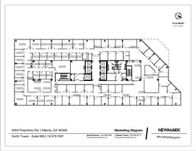 3353 Peachtree Rd NE, Atlanta, GA à louer Plan d’étage- Image 1 de 1