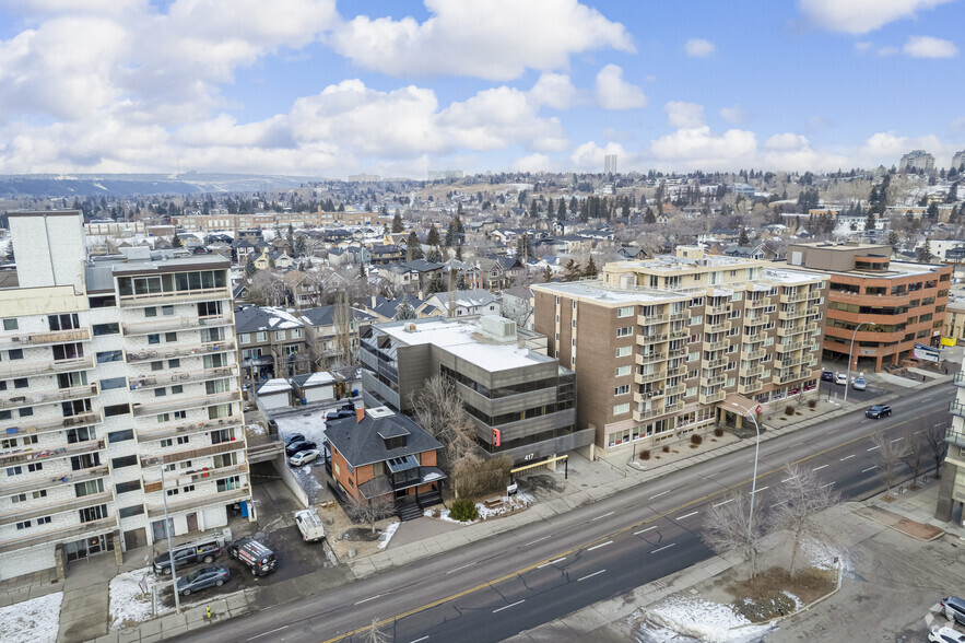 417 14th St NW, Calgary, AB for lease - Aerial - Image 2 of 5