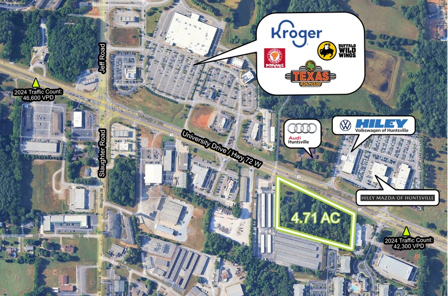 7001 University NW dr, Huntsville, AL à vendre - Photo principale - Image 1 de 3