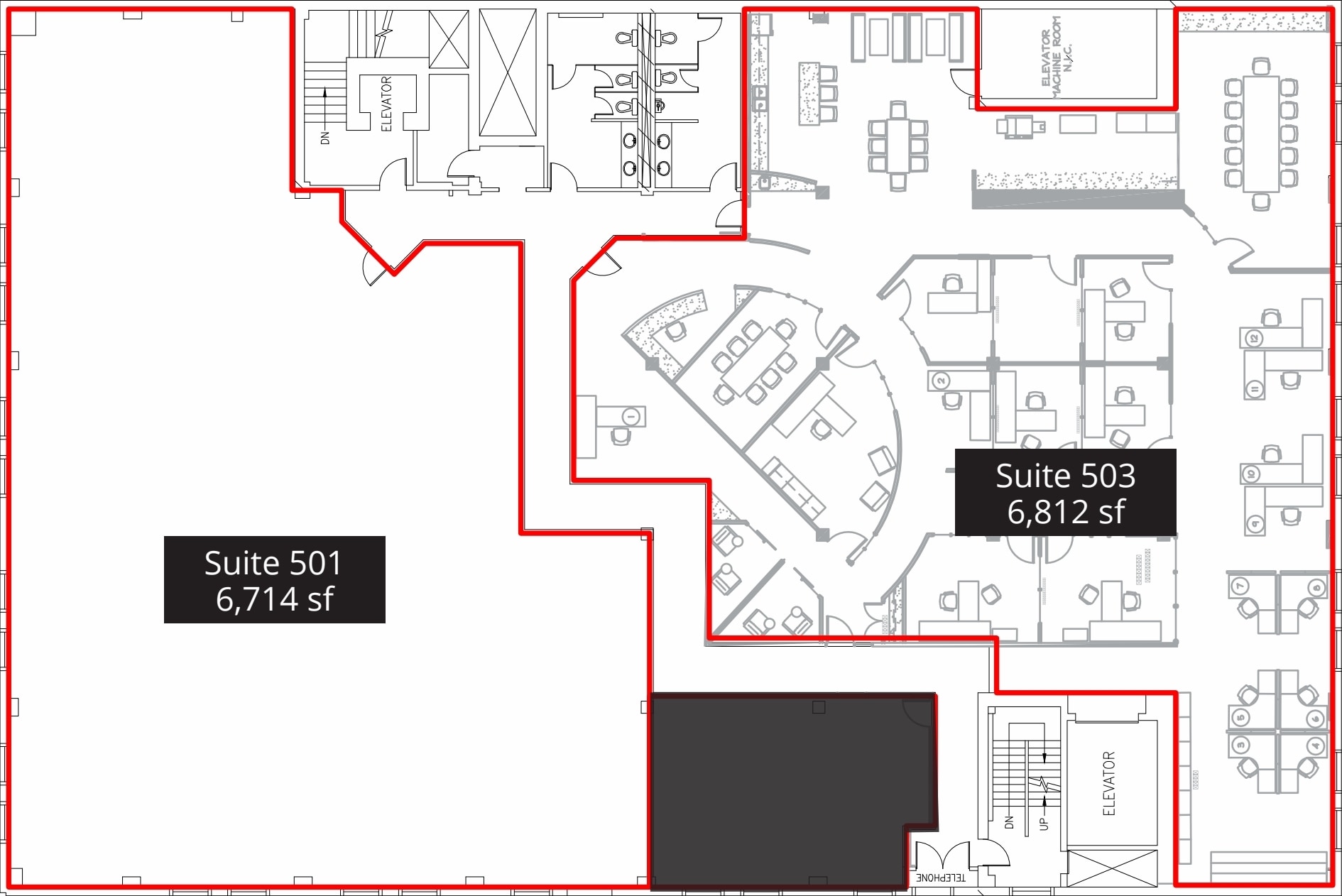 10158-10160 103rd St NW, Edmonton, AB à louer Plan d’étage- Image 1 de 1