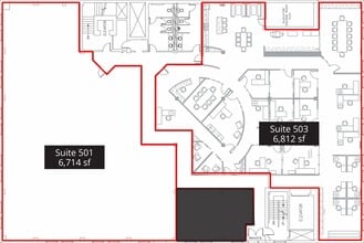 10158-10160 103rd St NW, Edmonton, AB à louer Plan d’étage- Image 1 de 1