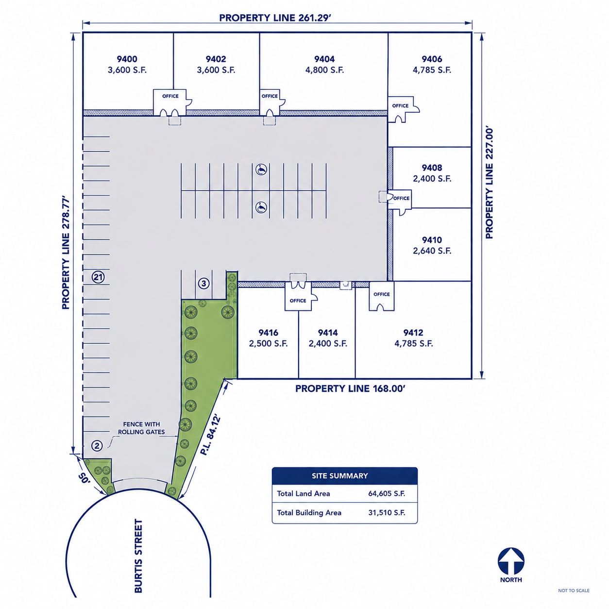 9400 Burtis St, South Gate, CA à louer Plan de site- Image 1 de 1
