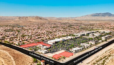 7955-7995 Blue Diamond Rd, Las Vegas, NV - AERIAL  map view - Image1