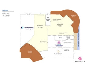 9810-9848 Gilead Rd, Huntersville, NC à louer Plan d’étage- Image 1 de 1