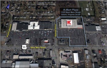 1355 W Main St, Salem, VA - Aérien  Vue de la carte