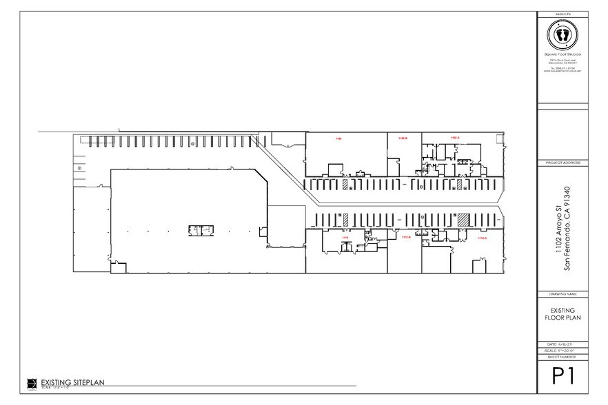 1104 Arroyo St, San Fernando, CA à louer - Plan d’étage - Image 2 de 4