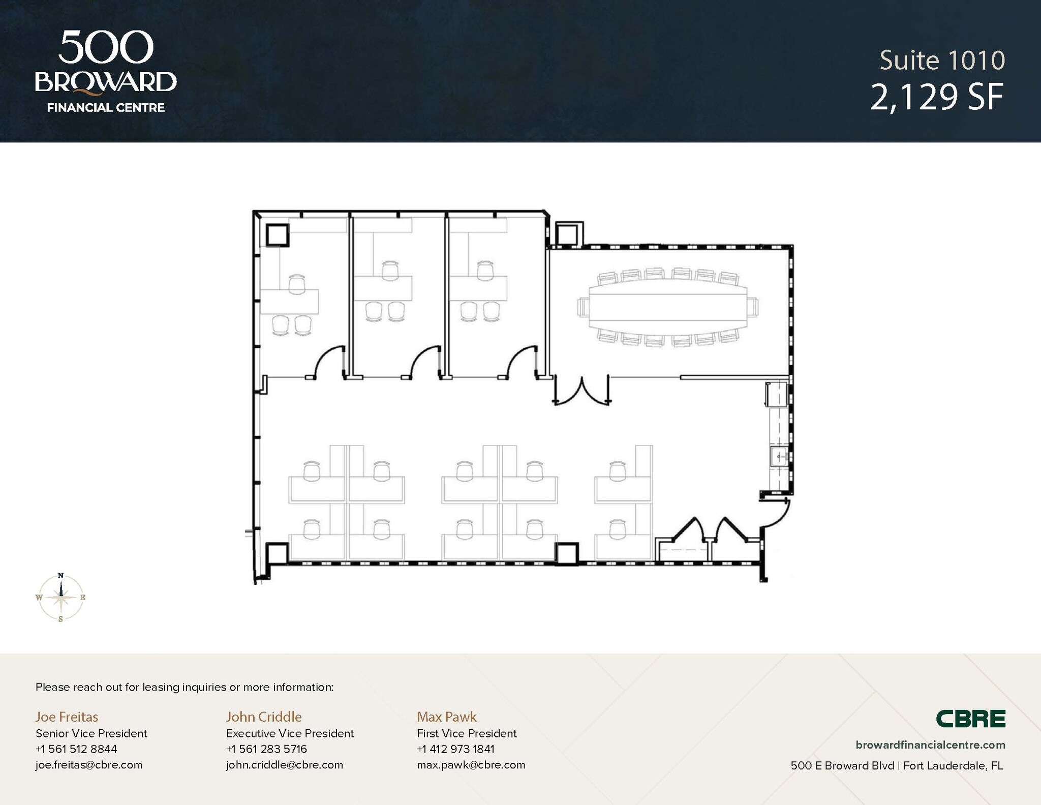 500 E Broward Blvd, Fort Lauderdale, FL à louer Photo intérieure- Image 1 de 1