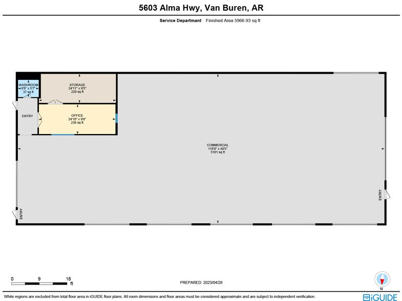 5601 Alma Hwy, Van Buren, AR à louer - Photo du bâtiment - Image 2 de 12