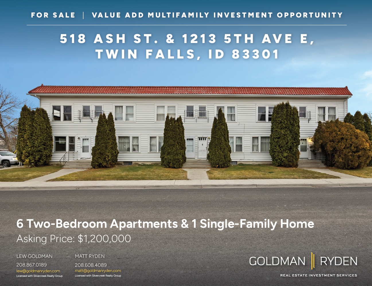 518 Ash St, Twin Falls, ID for sale Building Photo- Image 1 of 4
