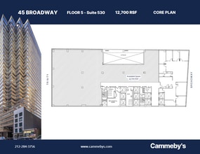 45 Broadway, New York, NY for lease Floor Plan- Image 1 of 1