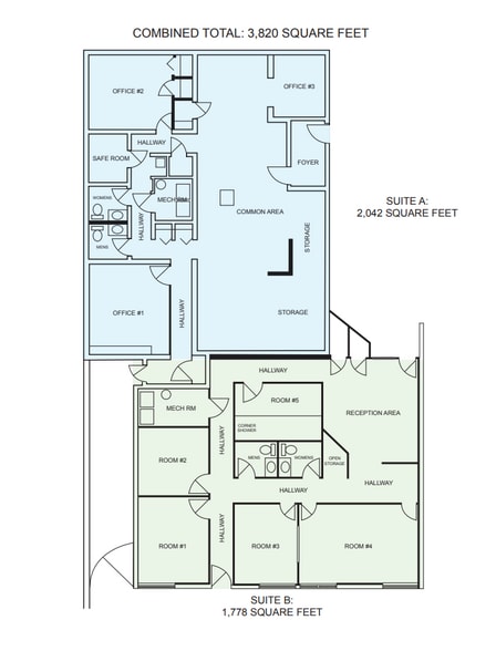 2117 Menaul Blvd, Albuquerque, NM for sale - Floor Plan - Image 3 of 4
