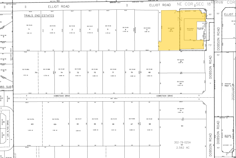 2950 N Dobson Rd, Chandler, AZ for lease - Plat Map - Image 2 of 26