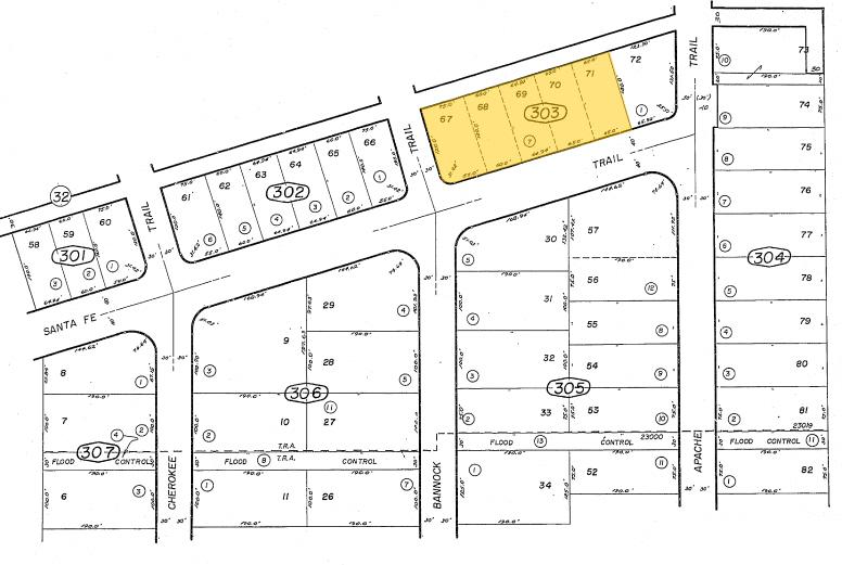 56020 Santa Fe Trl, Yucca Valley, CA à louer - Plan cadastral - Image 2 de 5