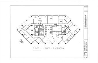 9800 S La Cienega Blvd, Inglewood, CA à louer Plan d’étage- Image 1 de 1