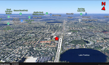 2500 S Semoran Blvd, Orlando, FL - aerial  map view