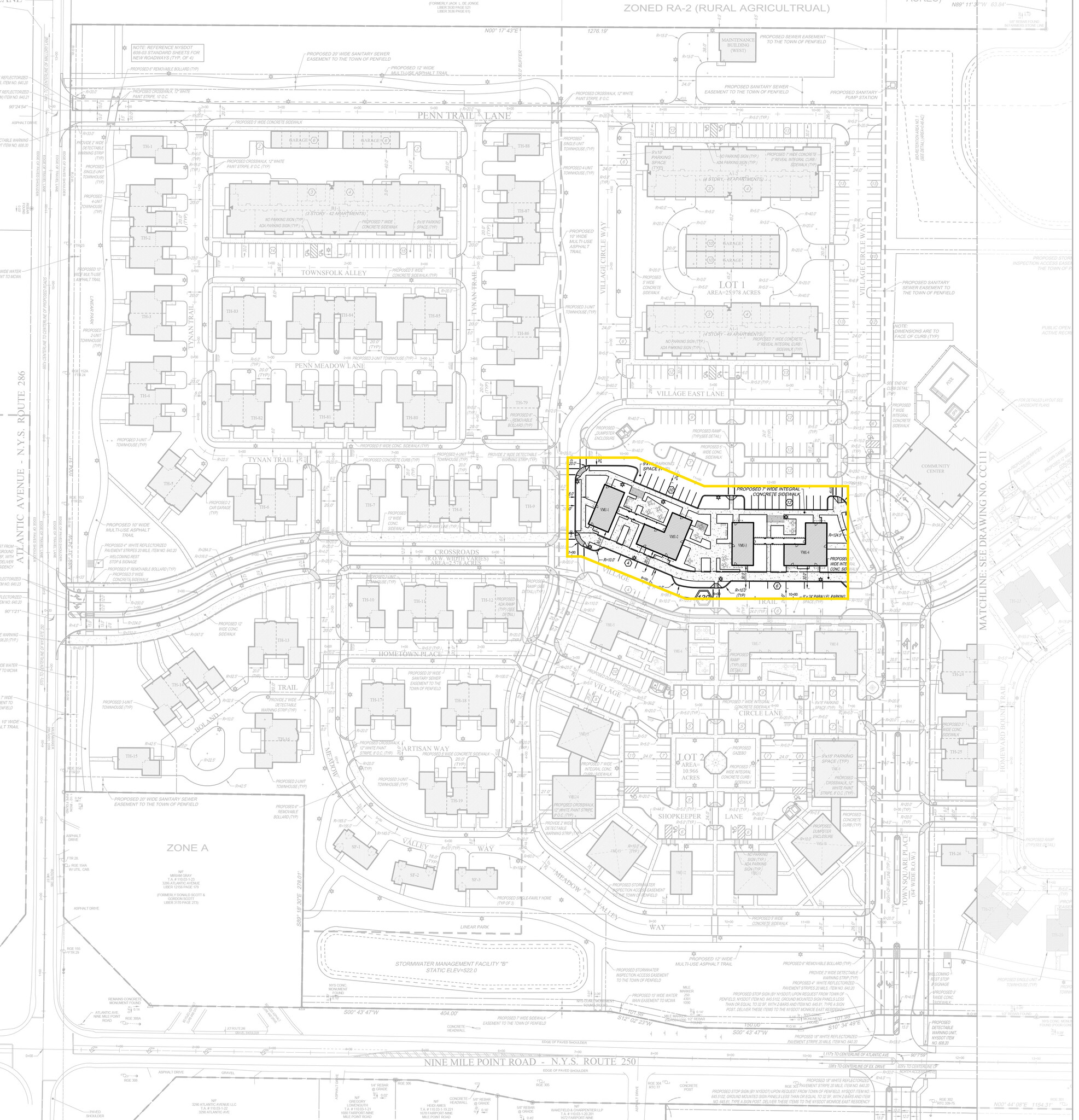 1657 Fairport Nine Mile Point Road, Penfield, NY for lease Site Plan- Image 1 of 2