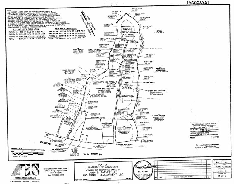 7505 Richmond Rd, Williamsburg, VA à vendre - Plan cadastral - Image 3 de 3