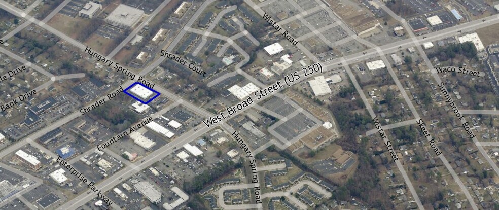2910-2914 Hungary Spring Rd, Richmond, VA for lease - Aerial - Image 3 of 4