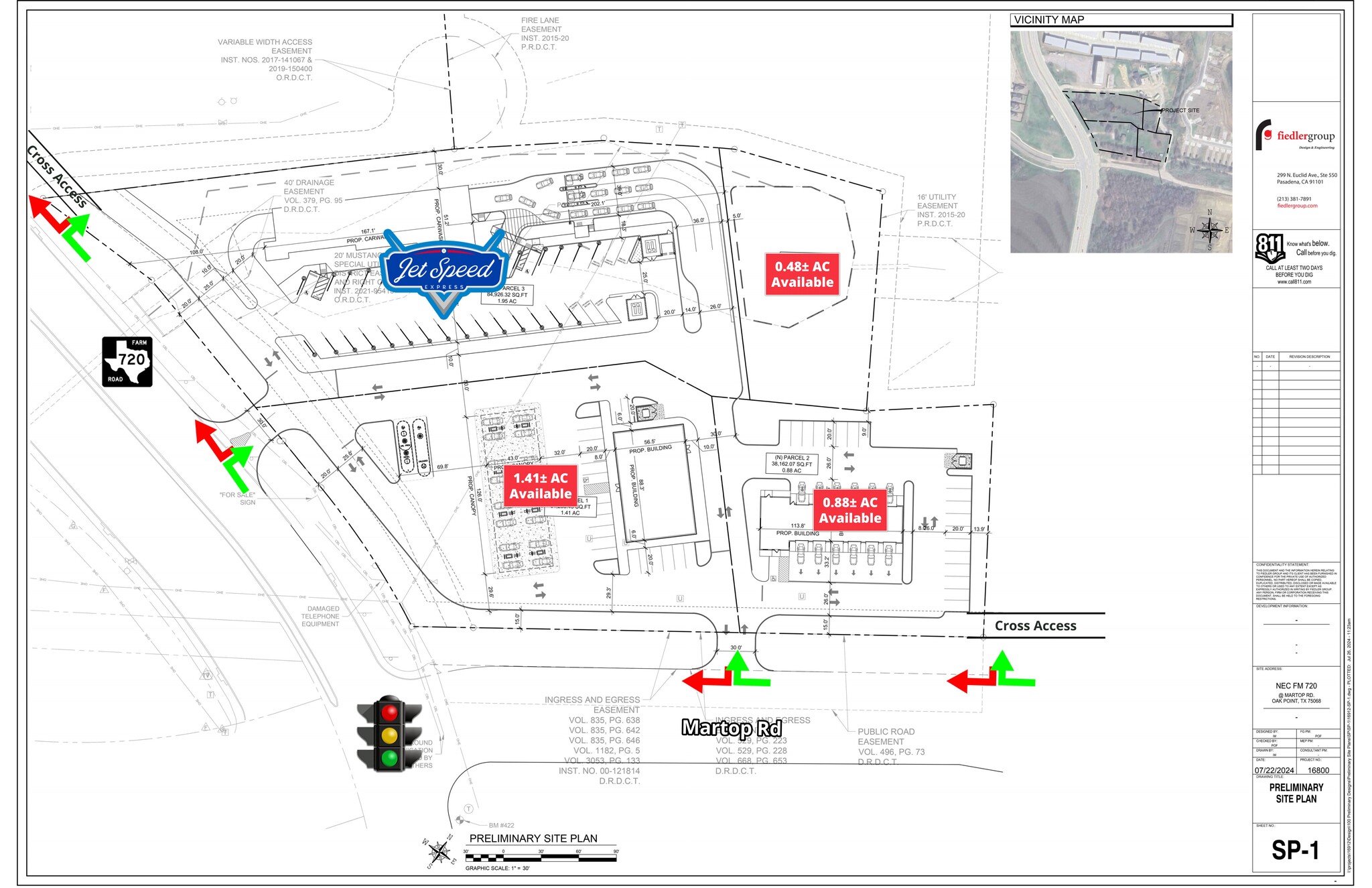 3301 W FM 720, Oak Point, TX for lease Site Plan- Image 1 of 4