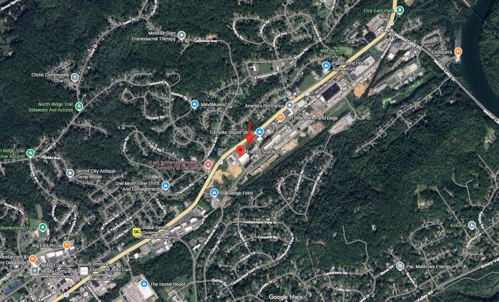 465 Oak Ridge Tpke, Oak Ridge, TN for lease - Aerial - Image 3 of 3