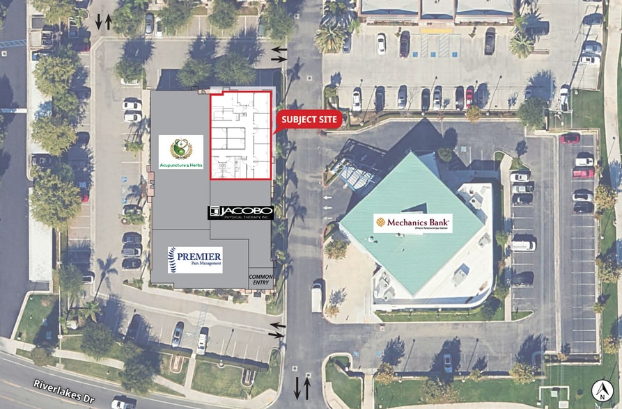 3850 Riverlakes Dr, Bakersfield, CA à louer - Plan de site - Image 2 de 5