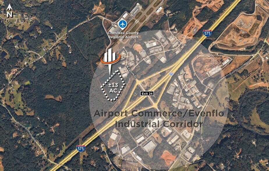 0 Airport Drive, Ball Ground, GA à vendre - Photo du bâtiment - Image 2 de 4