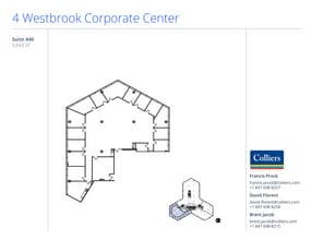 4 Westbrook Corporate Ctr, Westchester, IL for lease Floor Plan- Image 1 of 1